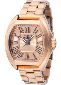 Invicta Angel 48582 Damenuhr - Quarzwerk - Edelstahl mit ros&eacute;goldenem Zifferblatt - 38 mm