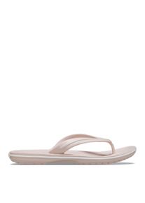 Herren Crocs Crocbrand Flip-Flop in Off-White