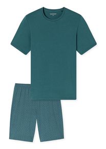 Schiesser Herren Pyjama Casual EssentialsSchlafanzug, Pyjama Set, Nachtw&auml;sche
