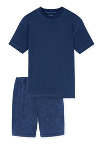 Schiesser Herren Pyjama Modern EssentialsSchlafanzug, Pyjama Set, Nachtw&auml;sche