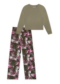 Schiesser Damen Pyjama ModernSchlafanzug, Pyjama Set, Nachtw&auml;sche