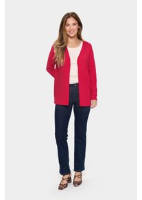 Saint Tropez Strickjacke Gerade Passform red