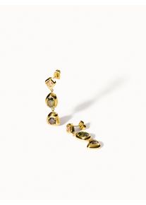 PURELEI Mahina Club Feel Golden Ohrringe mit Zirkonia Steinen