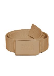 G&uuml;rtel Brahim aus Canvas camel mit Logoschnalle