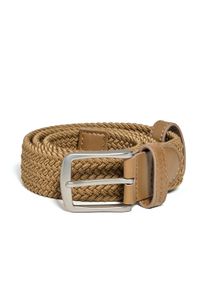 Flechtg&uuml;rtel Baal camel mit Polo Club-Details