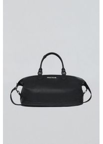 Tasche Kent schwarz mit Rei&szlig;verschluss und Polo Club Details