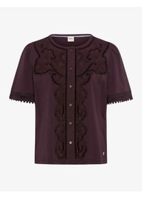 Brax Damen Bluse Style CELINA S blackberry violet, dunkles lila, Gr. 32