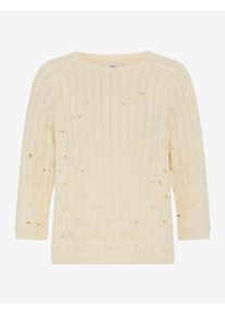 Brax Damen Pullover Style NALA dark ecru, cremewei&szlig;, Gr. 34