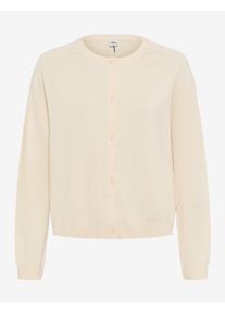 Brax Damen Cardigan Style ANN dark ecru, cremewei&szlig;, Gr. 42