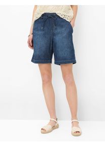 Brax Damen Bermuda Style MAINE B USED STONE BLUE, denim blau, Gr. 40