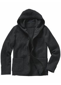 Mey & Edlich Mey & Edlich Herren Kapuzen-Janker Grau 100 % Wolle