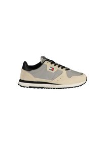 Tommy Hilfiger Grigio Leder Herren Sneaker