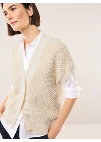 Walbusch Strickweste mit Waffelstruktur