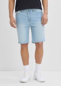 bonprix Stretch-Jeans-Bermuda in Regular-Fit (2er Pack), blau, Gr.56, Praktisches 2er-Pack klassische 5-Pocket-Bermudas im Straight Fit mit kontrastierenden N&auml;hten, angesagten Used-Effekten, dunkelblau denim: 98% Baumwolle