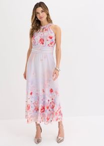 bonprix Midikleid mit Drapierung, lila, Gr.48, Feminines Midikleid mit gekr&auml;useltem Oberteil und drapiertem Taillen-Einsatz