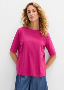 bonprix T-Shirt (8er Pack), schwarz, Gr.48/50 (XL), Vielseitig kombinierbares T-Shirt (8er Pack), meliert: 85% Baumwolle (organic)