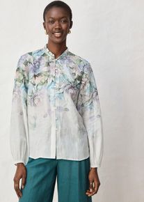 bonprix Tunikabluse aus k&uuml;hlender Ramie-Qualit&auml;t, lila, Gr.44, H&uuml;bsche Tunikabluse aus hochwertiger Ramie-Qualit&auml;t