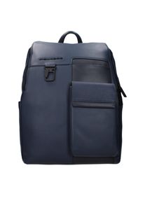 Piquadro Blauer Leder Rucksack