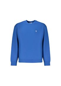 Calvin Klein Blaues Baumwoll-Herren-Sweatshirt