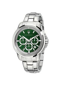 Maserati R8873621017 Successo Chronograph Herrenuhr mit gr&uuml;nem Zifferblatt