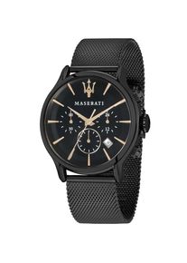 Maserati R8873618006 Epoca Herren-Chronograph mit schwarzem Zifferblatt