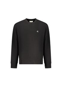 Calvin Klein Schwarzes Baumwoll-Sweatshirt f&uuml;r Herren