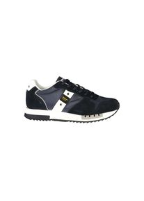 Blauer Blue Polyurethan Herren Sneaker