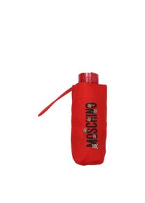 Moschino Roter Polyester-Regenschirm