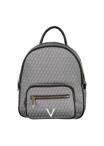 Mario Valentino Schwarzer Polyurethan Damenrucksack