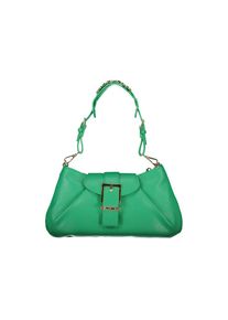Mario Valentino Verde Polyurethan-Damentasche mit verstellbarem Schultergurt