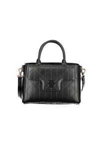 Mario Valentino Nero Polyurethan Damenhandtasche