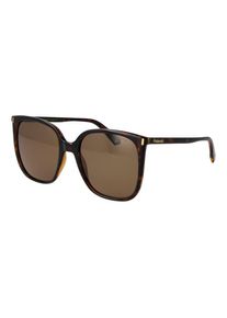 Polaroid Braune Kunststoff-Sonnenbrille