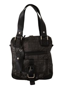 WAYFARER Schwarze Schultertasche mit bedrucktem Logo