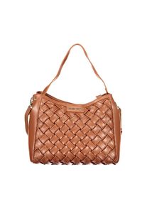 Mario Valentino Braune Polyurethan Damenhandtasche