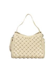 Mario Valentino Beiger Polyurethan Damenhandtasche