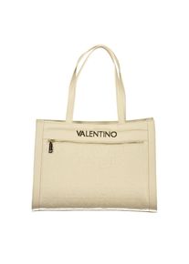 Mario Valentino Beige Polyurethan Damenhandtasche mit mehreren Taschen