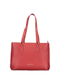 Mario Valentino Rosso Polyurethan Damenhandtasche mit Rei&szlig;verschluss und F&auml;chern