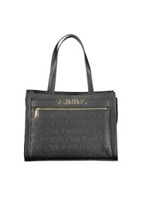 Mario Valentino Nero Polyurethan Damenhandtasche mit mehreren F&auml;chern