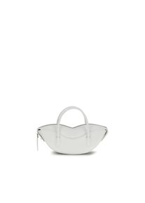 Fiorucci Wei&szlig;e Kalbsleder Bos Taurus Schultertasche