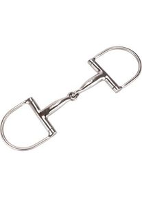 Equinate D-Ring Trense Edelstahl 16mm einfach gebrochen 1,6 cm 14,5 cm