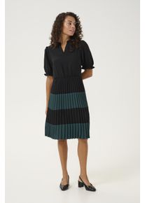 Culture Kleid Feminine black green