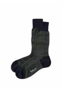 Pantharella Herren Pantherella Merino-Socke Hendon Gr&uuml;n 70 % Merinowolle, 30 % Nylon