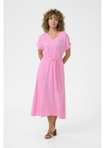 Cream Kleid A-shape pink
