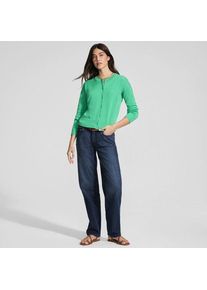 LANDS' END Soft Denim Relaxte Straight Fit Jeans Mid Waist, Damen,  Blau, Elasthan/Baumwoll-Mischung, by Lands' End
