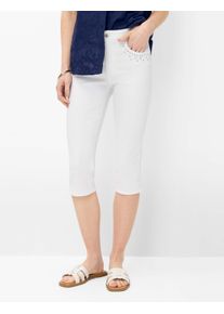 Brax Damen Jeans Style SHAKIRA C WHITE, denim wei&szlig;, Gr. 48