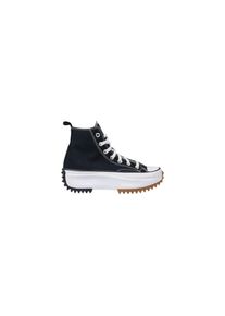 Converse Schwarz-Wei&szlig;e Stoff Chunky Sneakers