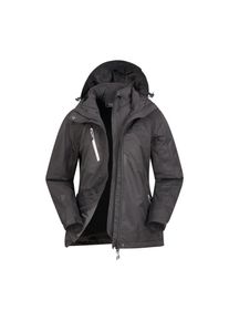 Mountain Warehouse Damen/Damen Bracken Melange 3 in 1 Jacke (Schwarz)
