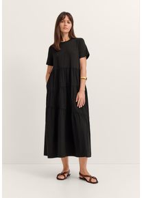 Bugatti Damen Sommerkleid mit asymmetrischen Raffungen