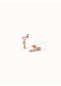 PURELEI Pink Glamour Ohrringe mit Zirkonia Steinen
