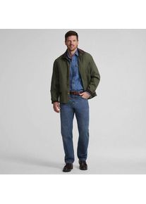 LANDS' END Barn-Jacke aus Canvas, Herren,  Gr&uuml;n, Elasthan/Baumwoll-Mischung, by Lands' End